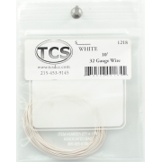 TCS 10 FT WHITE 1218 #32 DECODER WIRE